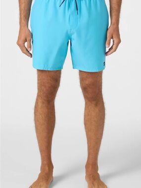 O'Neill Hermosa 17” Aqua Blue Men's Swim Trunks